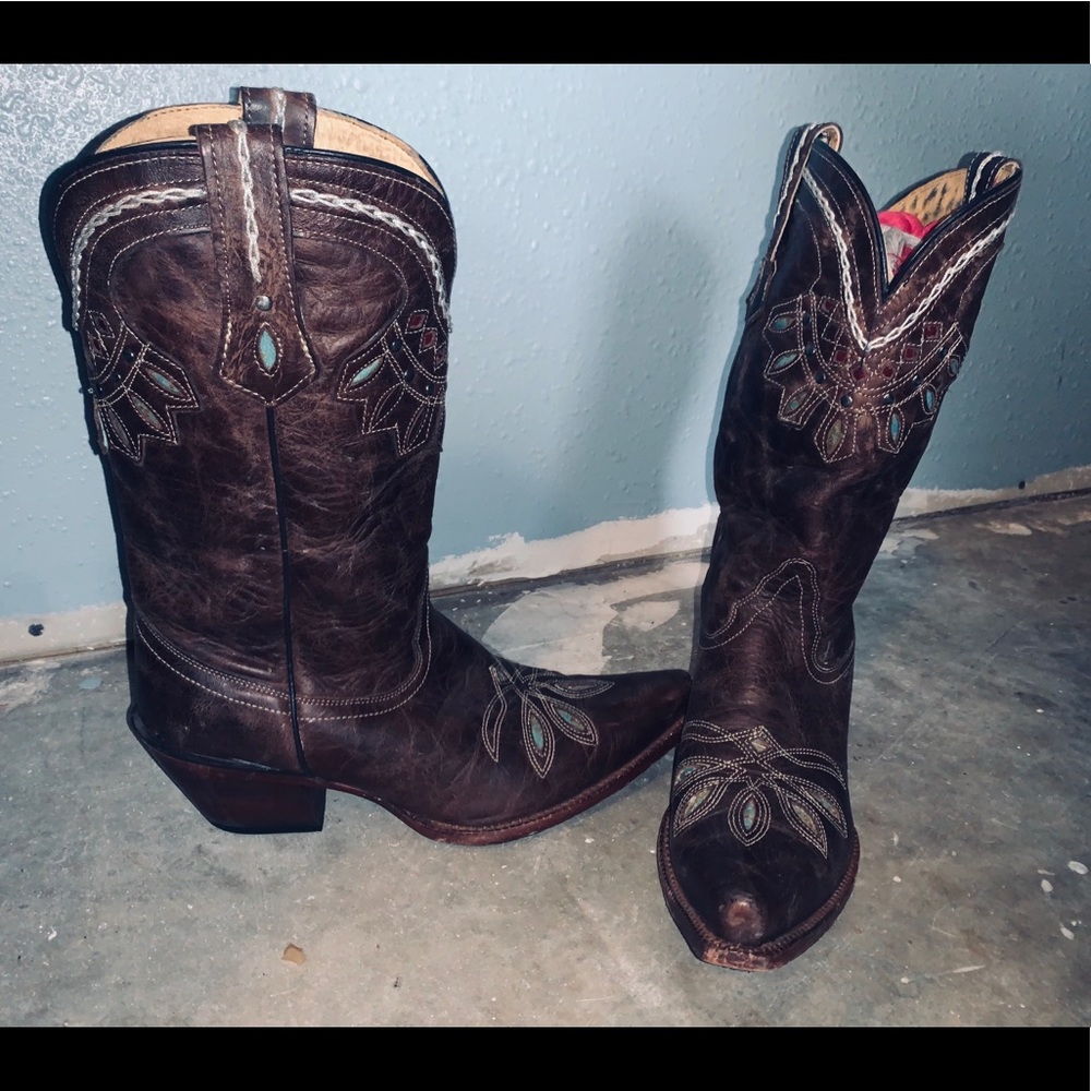 Tony Lama Pointed toe boots